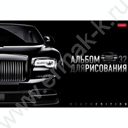 Альбом д/рисования 32л "Black Edition" /глянц.лам./ 5видов | Фото 1