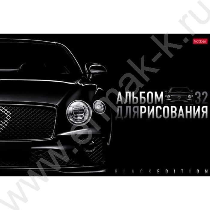 Альбом д/рисования 32л "Black Edition" /глянц.лам./ 5видов | Фото 3