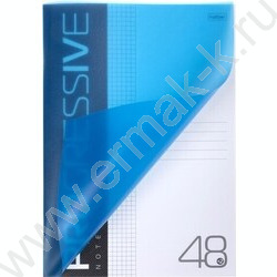 Тетрадь  48л А4 клетка/пл.обл. "PROGRESSIVE Синяя" | Фото 3