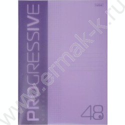 Тетрадь  48л А4 клетка/пл.обл. "PROGRESSIVE Фиолетовая" | Фото 1