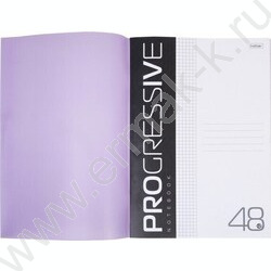 Тетрадь  48л А4 клетка/пл.обл. "PROGRESSIVE Фиолетовая" | Фото 2