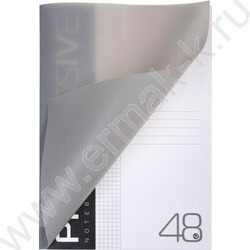 Тетрадь  48л А4 клетка/пл.обл. "PROGRESSIVE Серая" | Фото 3