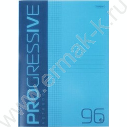 Тетрадь  96л А4 клетка/пл.обл. "PROGRESSIVE Синяя" | Фото 1