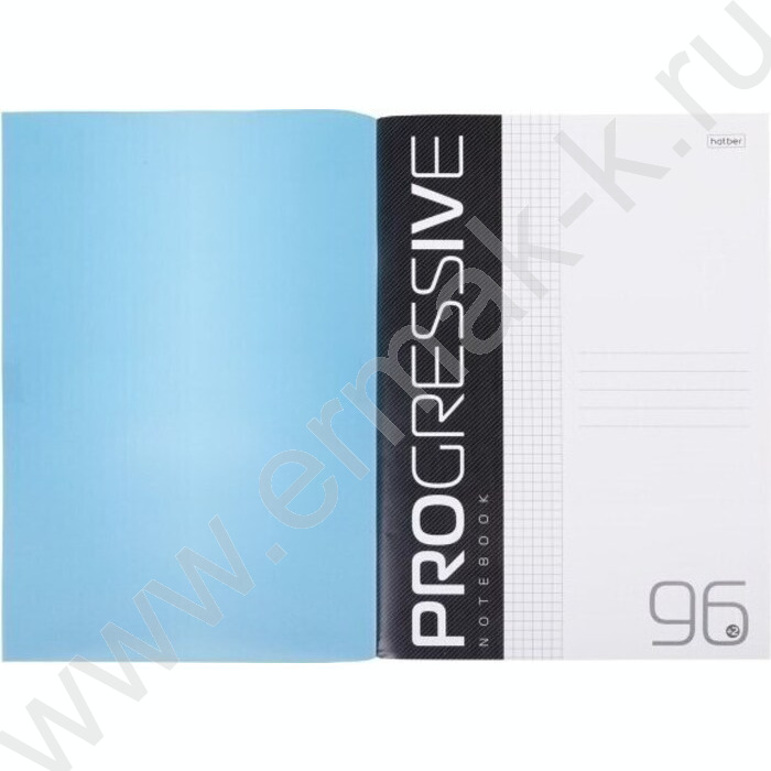 Тетрадь  96л А4 клетка/пл.обл. "PROGRESSIVE Синяя" | Фото 3