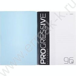 Тетрадь  96л А4 клетка/пл.обл. "PROGRESSIVE Бирюзовая" | Фото 3