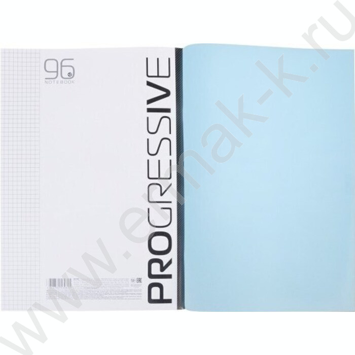 Тетрадь  96л А4 клетка/пл.обл. "PROGRESSIVE Бирюзовая" | Фото 4