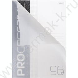 Тетрадь  96л А4 клетка/пл.обл. "PROGRESSIVE Серая" | Фото 2