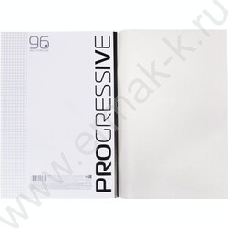 Тетрадь  96л А4 клетка/пл.обл. "PROGRESSIVE Серая" | Фото 4
