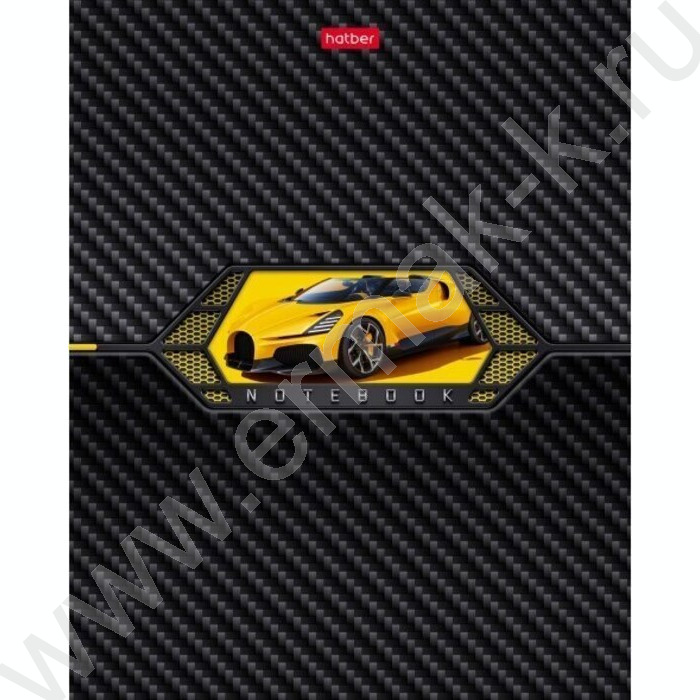 Тетрадь  48л клетка "AutoCarbon" /выб лак/ 5видов | Фото 3