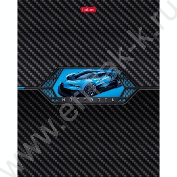 Тетрадь  48л клетка "AutoCarbon" /выб лак/ 5видов | Фото 4