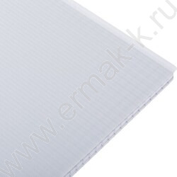 Тетрадь  80л клетка/спираль/пластик.обл. "VELVET  Белая" | Фото 3