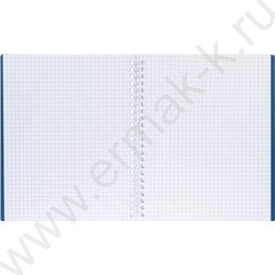 Тетрадь  80л клетка/спираль/пластик.обл. "CANVAS  Синяя" | Фото 2