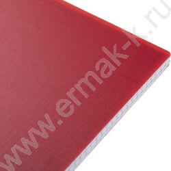 Тетрадь  80л клетка/спираль/пластик.обл. "CANVAS  Красная" | Фото 3