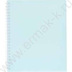 Тетрадь  80л клетка/спираль/пластик.обл. "CANVAS  Бирюза" | Фото 1