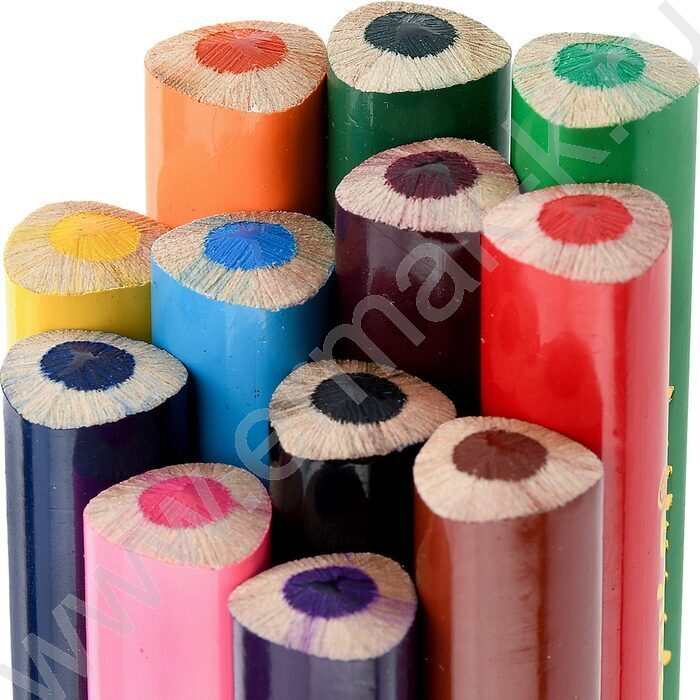 Карандаши  12цв Каляка-Маляка короткие /трехгранные/ европодвес | Фото 7