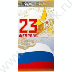Открытка 105*210мм "23 Февраля" NEW | Фото 1
