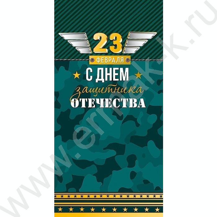 Открытка 105*210мм "23 Февраля" | Фото 1