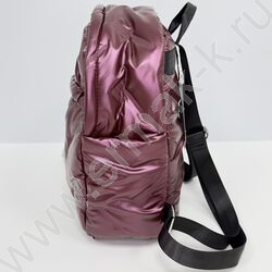 Рюкзак универсальный, болоньевая ткань, передний карман, красный | Фото 3