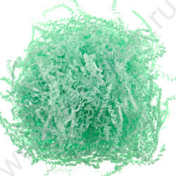 Бумажный наполнитель Пастель зеленый  50г ширина 2 мм | Фото 1