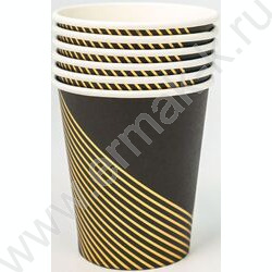 Стаканы бумажные 250мл/6шт Геометрия | Фото 2