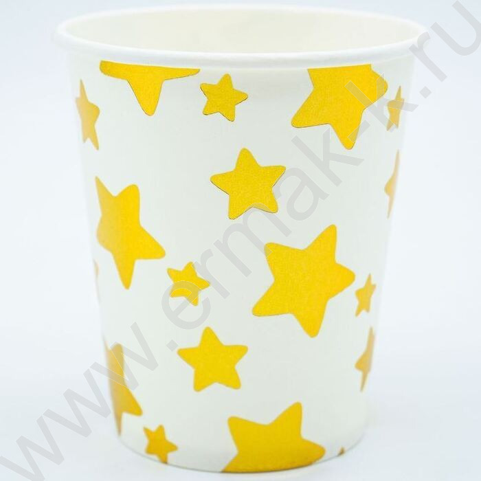 Стаканы бумажные 250мл/6шт Звездная вечеринка | Фото 1