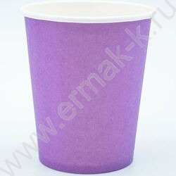 Стаканы бумажные 250мл/6шт Пастель лаванда | Фото 1