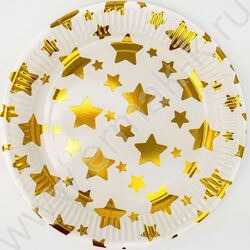 Тарелка бумажная 23см/6шт Звездная вечеринка | Фото 1