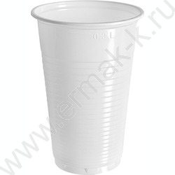 Стакан одноразовый Премиум для хол/гор., 0,2л, белый, ПП /упаковка - 100шт | Фото 1