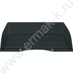 Лоток горизонтальный литой "Дельта" /тонированный черный | Фото 3