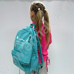 Рюкзак 43*30*13 "Lovely miffy" /1отд. 1 карман, пенал /бирюзовый | Фото 5