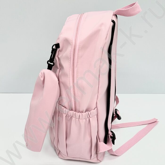 Рюкзак 43*30*13  "Аниме" /1отд. 1 карман, пенал /розовый - пудровый | Фото 2