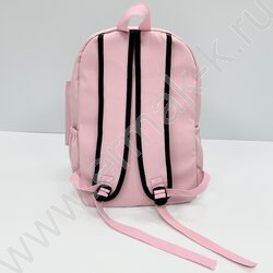 Рюкзак 43*30*13  "Аниме" /1отд. 1 карман, пенал /розовый - пудровый | Фото 3