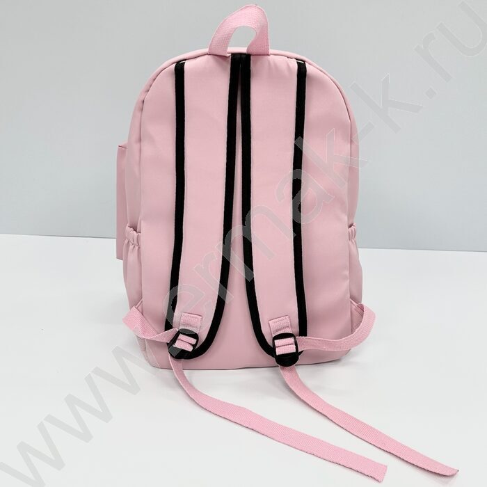 Рюкзак 43*30*13  "Аниме" /1отд. 1 карман, пенал /розовый - пудровый | Фото 3