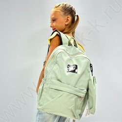 Рюкзак 43*30*13  "Аниме" /1отд. 1 карман, пенал /оливковый | Фото 5