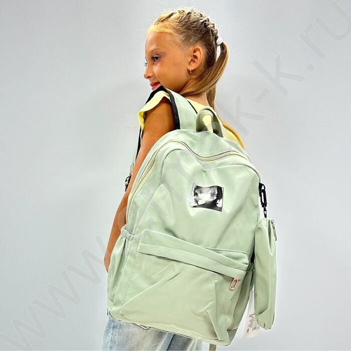 Рюкзак 43*30*13  "Аниме" /1отд. 1 карман, пенал /оливковый | Фото 5