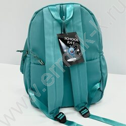 Рюкзак 40*30*13  "Котик" /1отд. 1 карман, пенал, брелок /бирюзовый | Фото 3