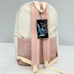 Рюкзак 43*30*13  "Коты" /1отд. /розовый | Фото 3