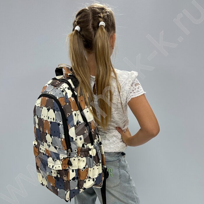 Рюкзак 44*30*13  "Медведи" /2отд. 1карман | Фото 6