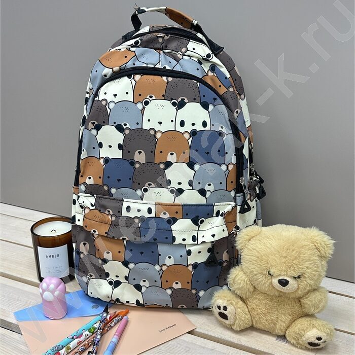 Рюкзак 44*30*13  "Медведи" /2отд. 1карман | Фото 7