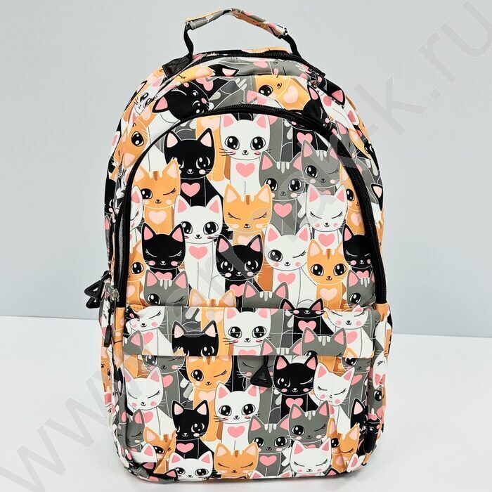 Рюкзак 44*30*13  "Коты" /2отд. 1карман | Фото 1