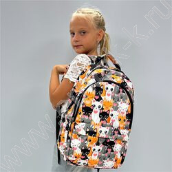 Рюкзак 44*30*13  "Коты" /2отд. 1карман | Фото 6