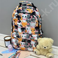 Рюкзак 44*30*13  "Коты" /2отд. 1карман | Фото 7