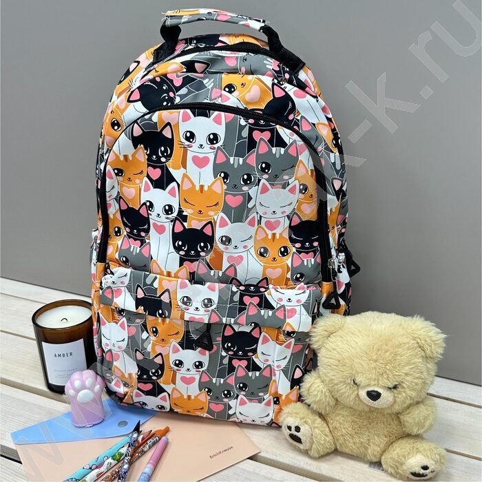 Рюкзак 44*30*13  "Коты" /2отд. 1карман | Фото 7