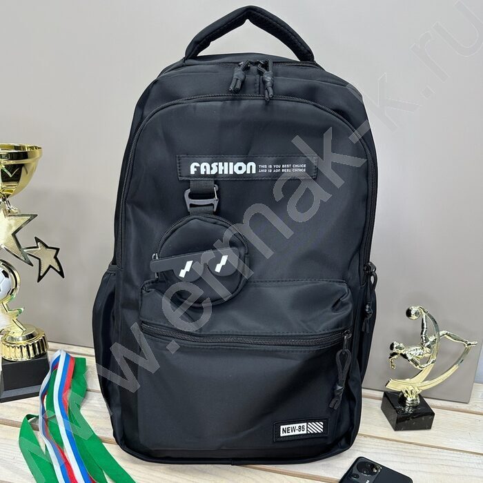 Рюкзак 50*30*20 /2отд. 1карман /черный | Фото 4