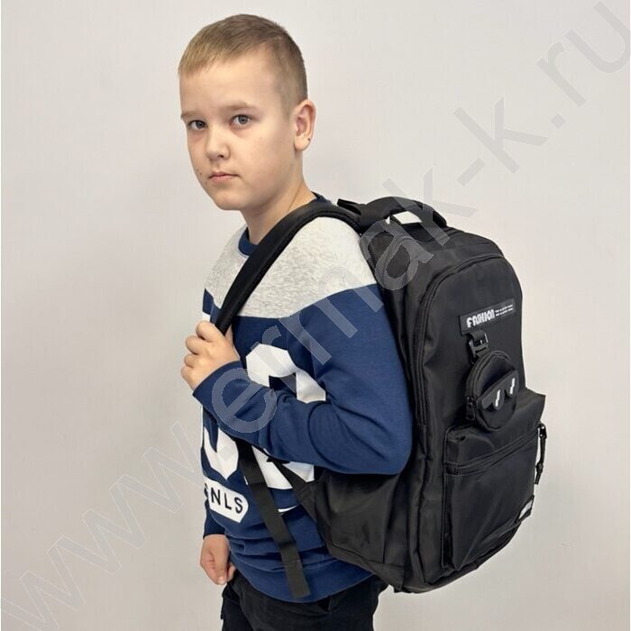 Рюкзак 50*30*20 /2отд. 1карман /черный | Фото 6