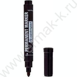Маркер перм. /черный/ 2,5мм круг | Фото 1