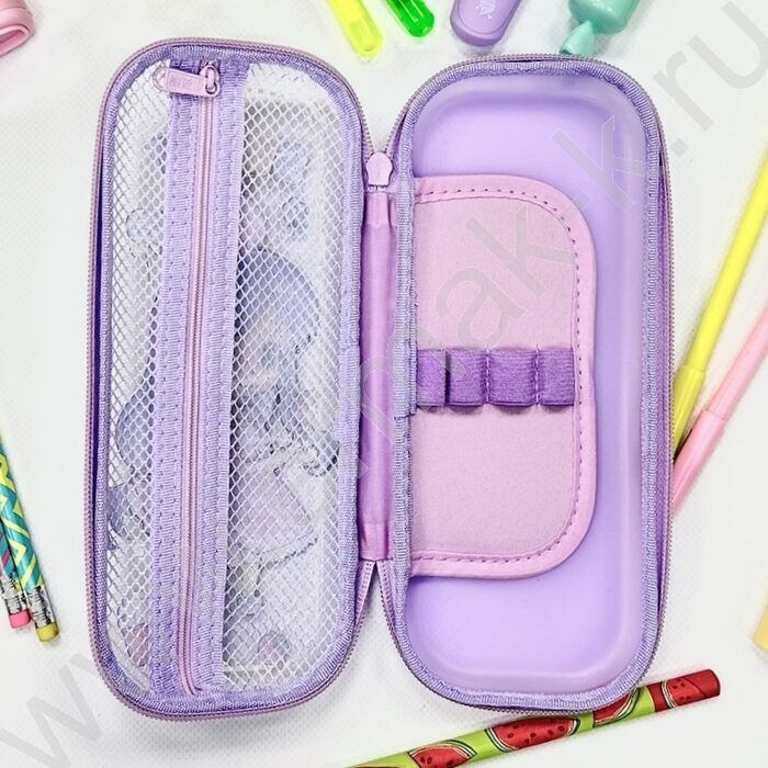 Пенал б/наполн. 1молния "Sweet" 3D /ткань PVC /ассорти | Фото 2