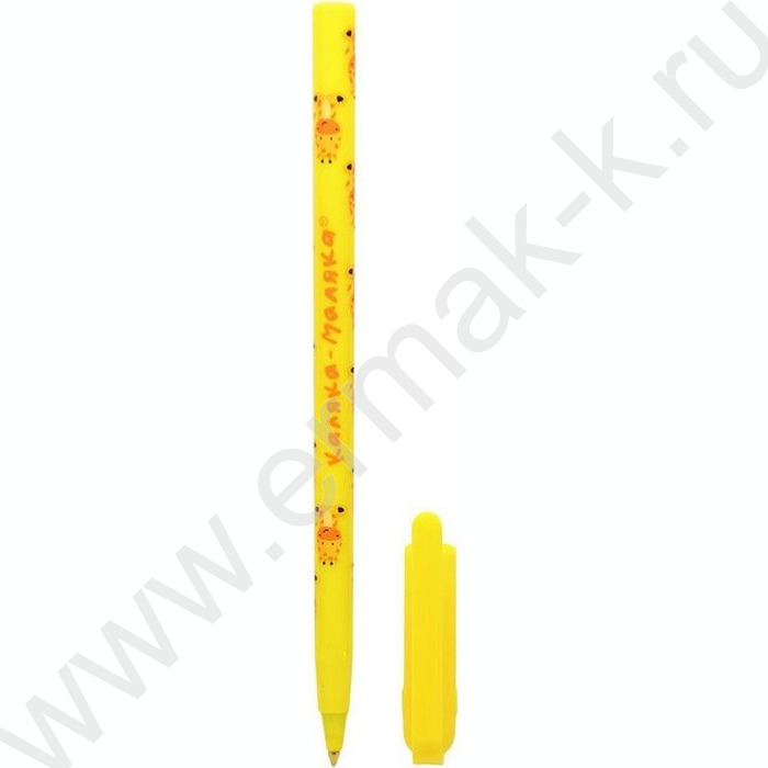 Ручка-тренажер шарик. синий 0,7 мм круглый корпус /с 3 насадками | Фото 3