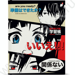 Тетрадь  80л клетка/кольца "Manga.Anime" со смен.блоком | Фото 1