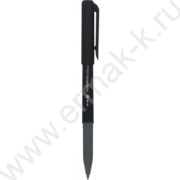 Ручка шар на масл.основе 1,0мм синяя PrimeWrite. Basic. Black | Фото 1